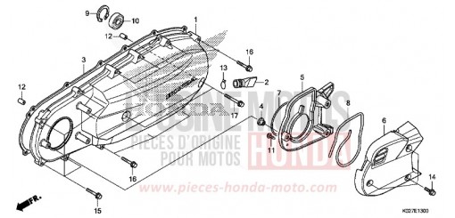 SEITENABDECKUNG, LINKS SH150ADSE de 2014